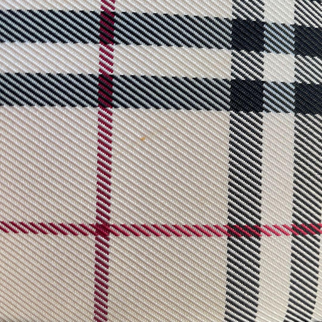 BURBERRYバーバリーノバチェック×ブラウンナイロ×ンレザーミニトートバッグ