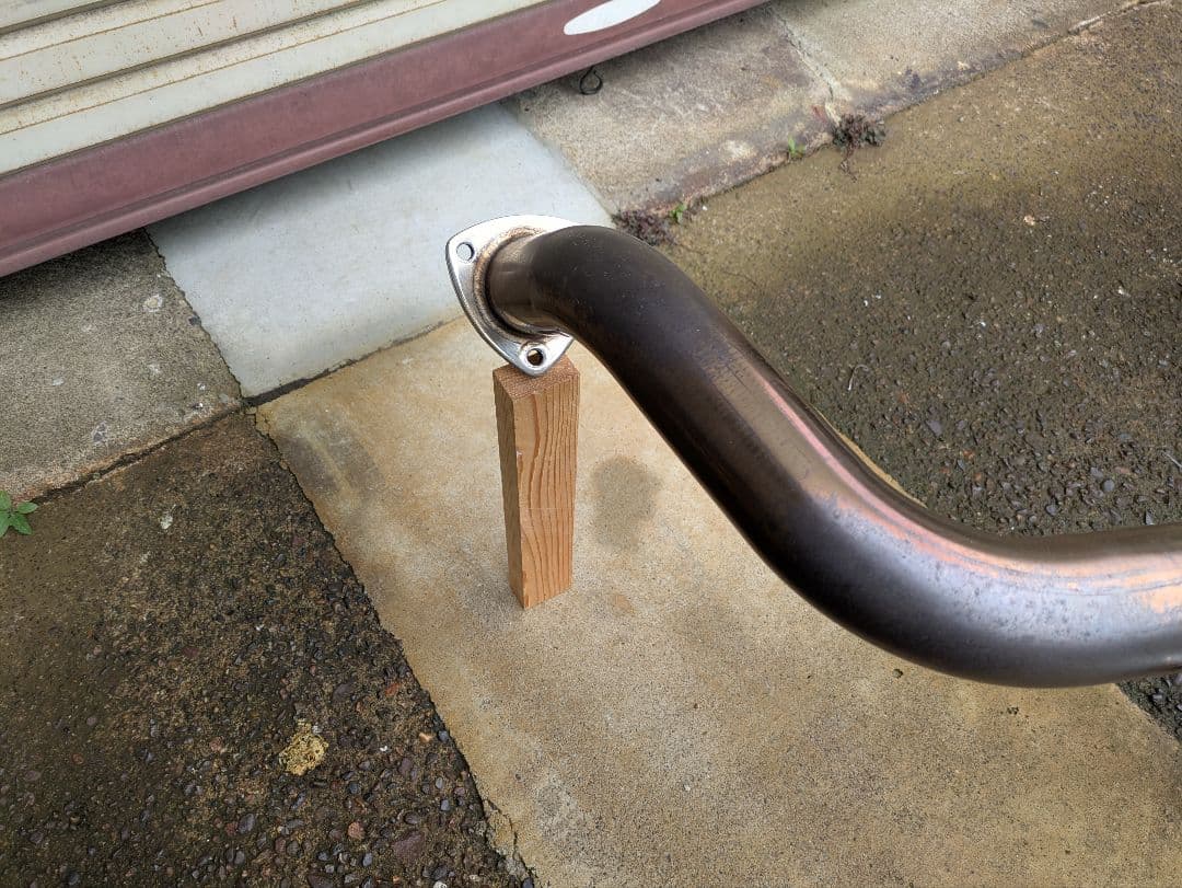 150プラド後期ガソリン車用ガナドールマフラー中間セット