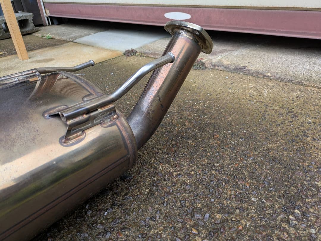 150プラド後期ガソリン車用ガナドールマフラー中間セット