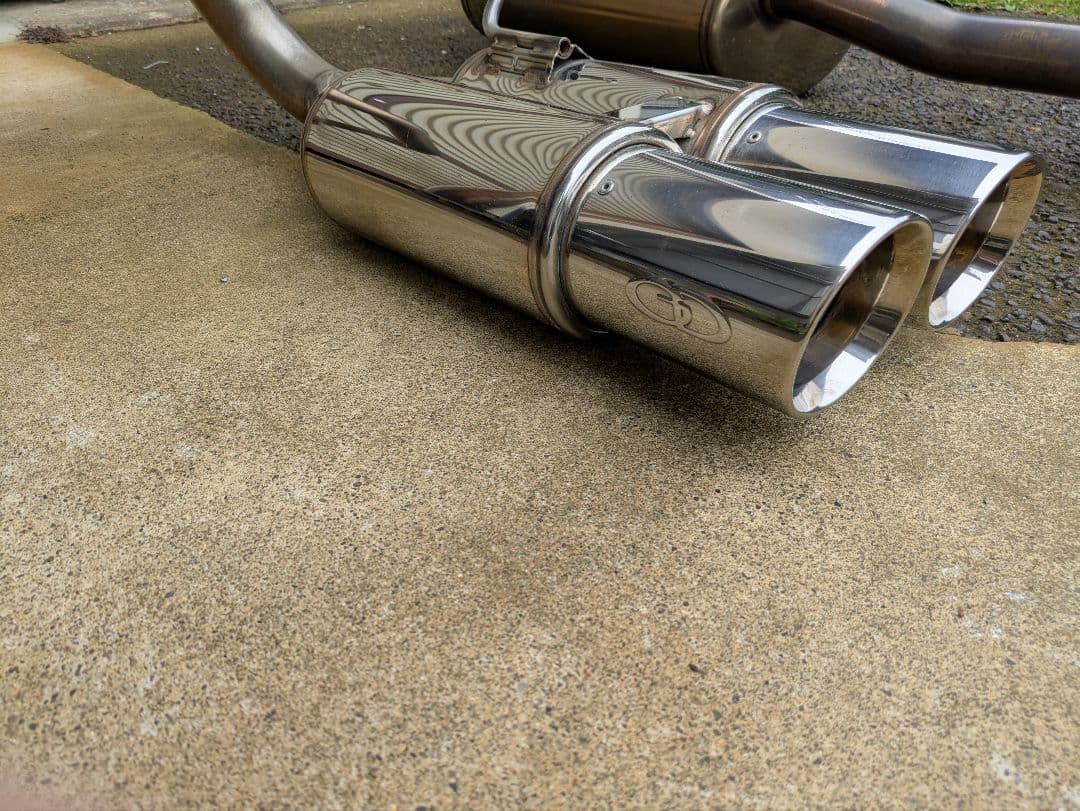 150プラド後期ガソリン車用ガナドールマフラー中間セット