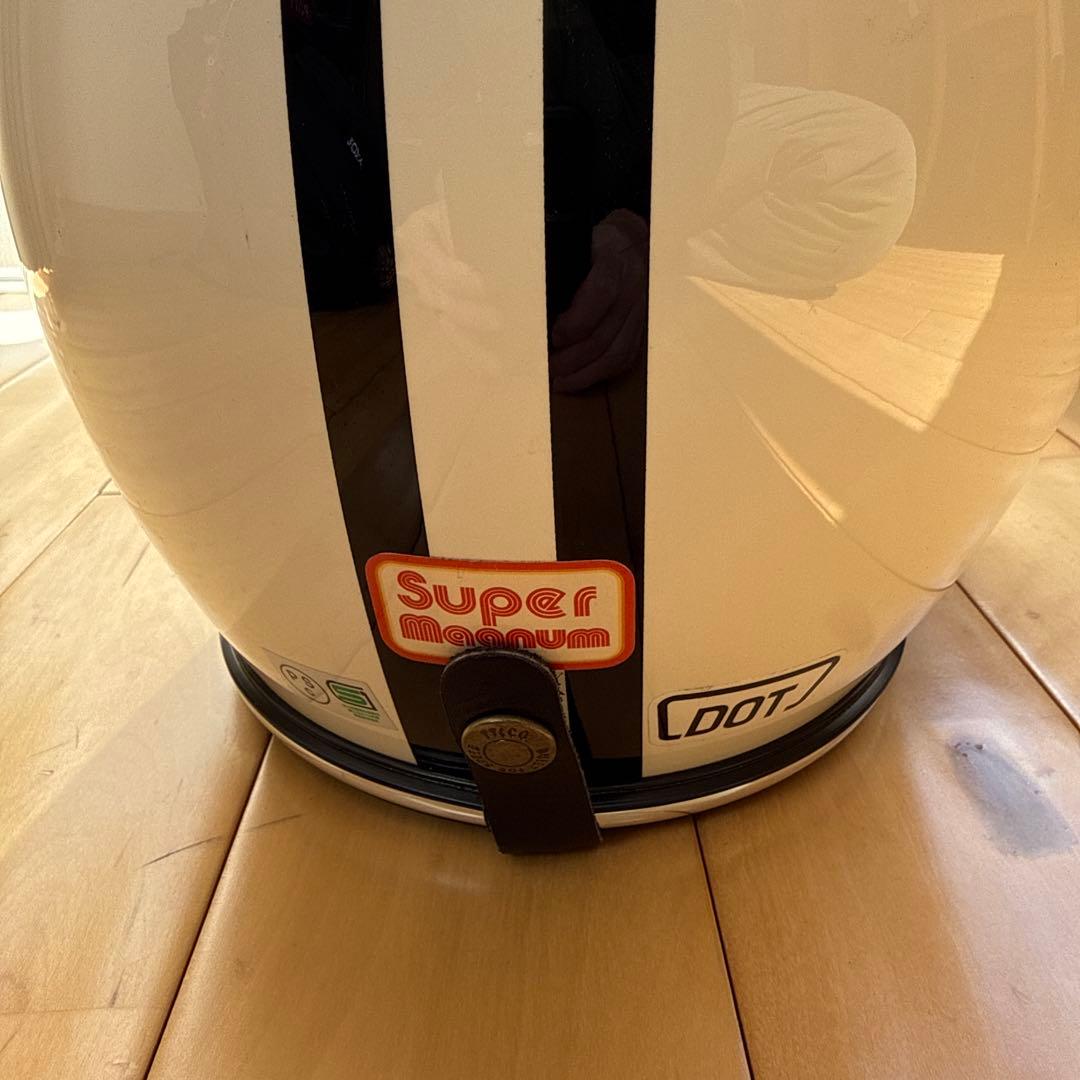 TT&CO スーパーマグナムジェットヘルメット　バイザー付き