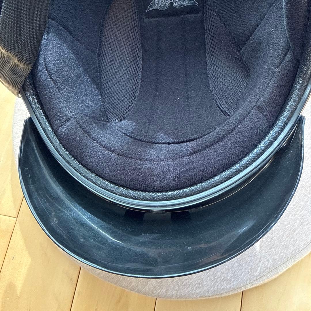 TT&CO スーパーマグナムジェットヘルメット　バイザー付き