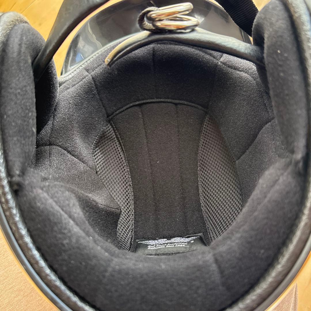 TT&CO スーパーマグナムジェットヘルメット　バイザー付き