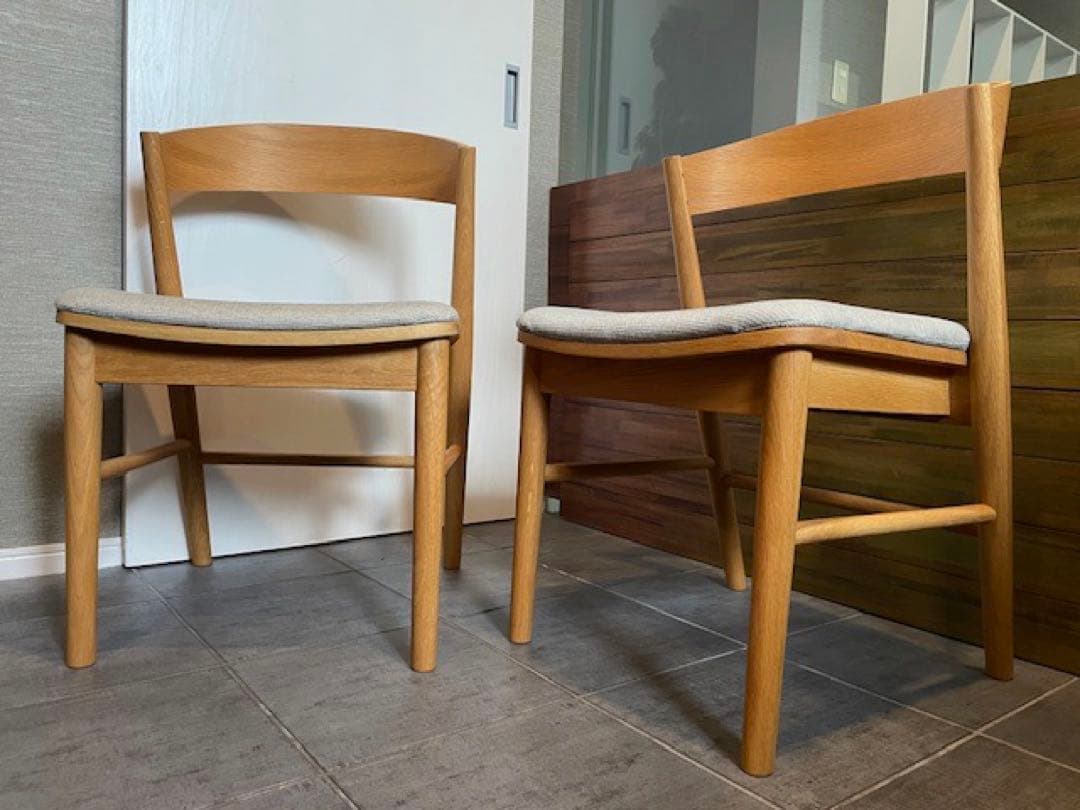 いっすん■unicoウニコ SOLKソルク オーク無垢　ダイニングチェアB