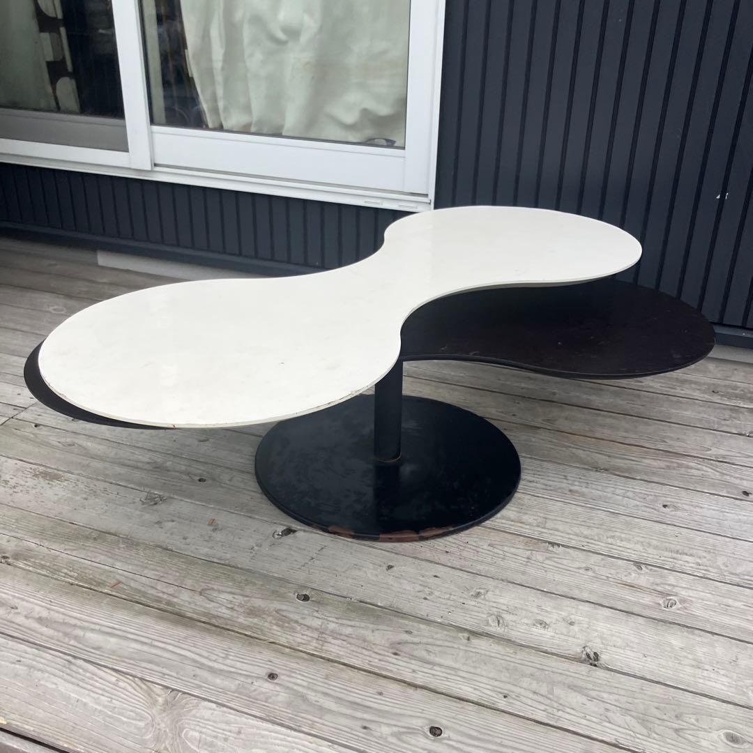 北欧 ミッドセンチュリー ミニフォームズ 回転式ビーンテーブル センターテーブル