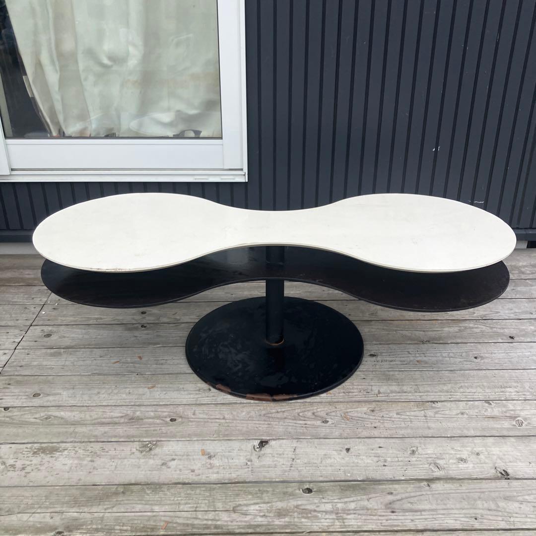 北欧 ミッドセンチュリー ミニフォームズ 回転式ビーンテーブル センターテーブル