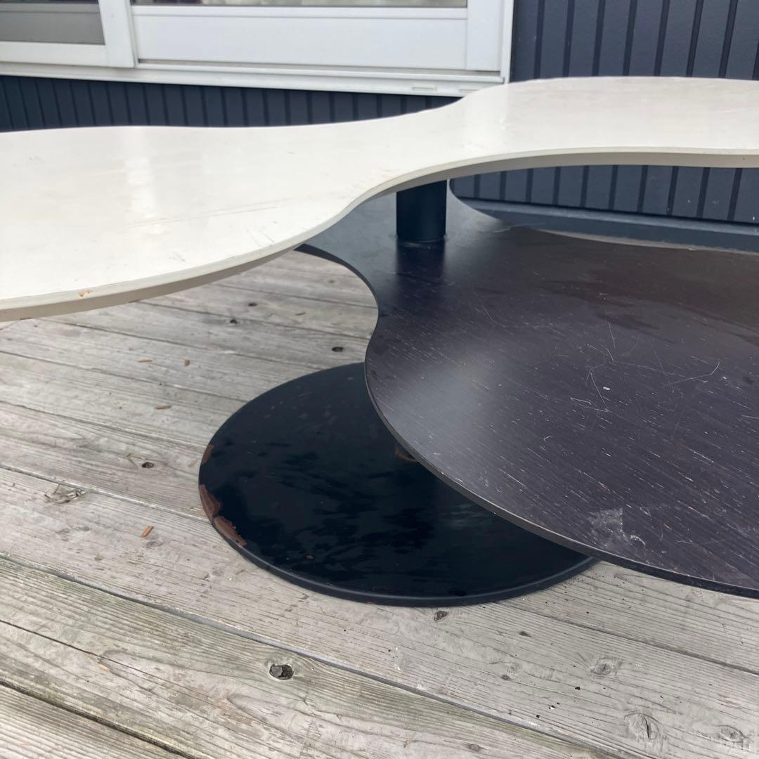 北欧 ミッドセンチュリー ミニフォームズ 回転式ビーンテーブル センターテーブル