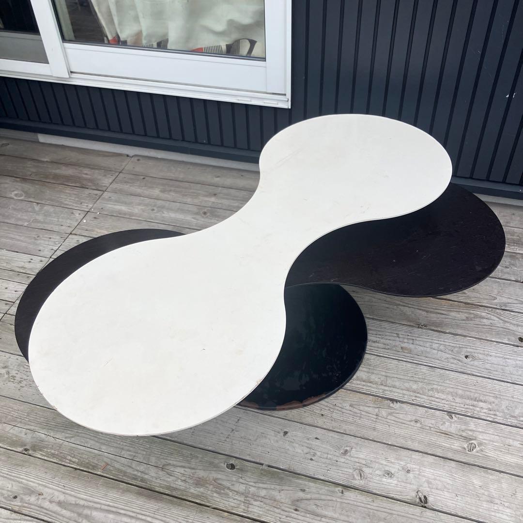 北欧 ミッドセンチュリー ミニフォームズ 回転式ビーンテーブル センターテーブル