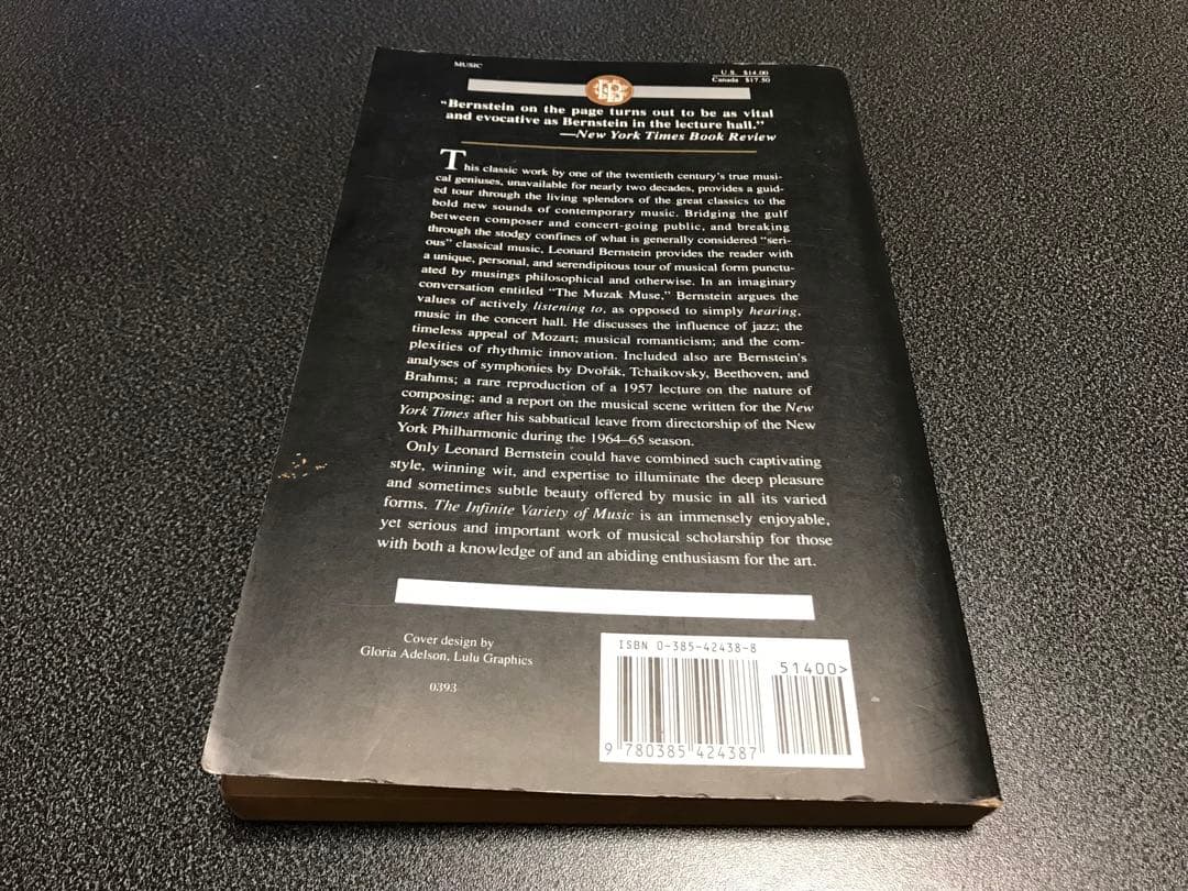 洋書LEONARD BERNSTEIN THE INFINITE VARIETY