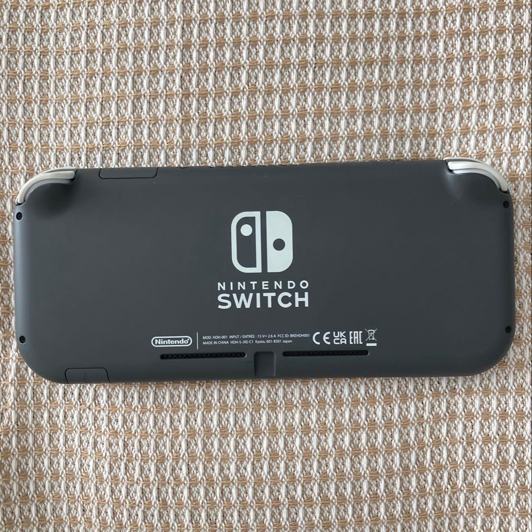 Nintendo Switch Lite グレー 肉球デザイン