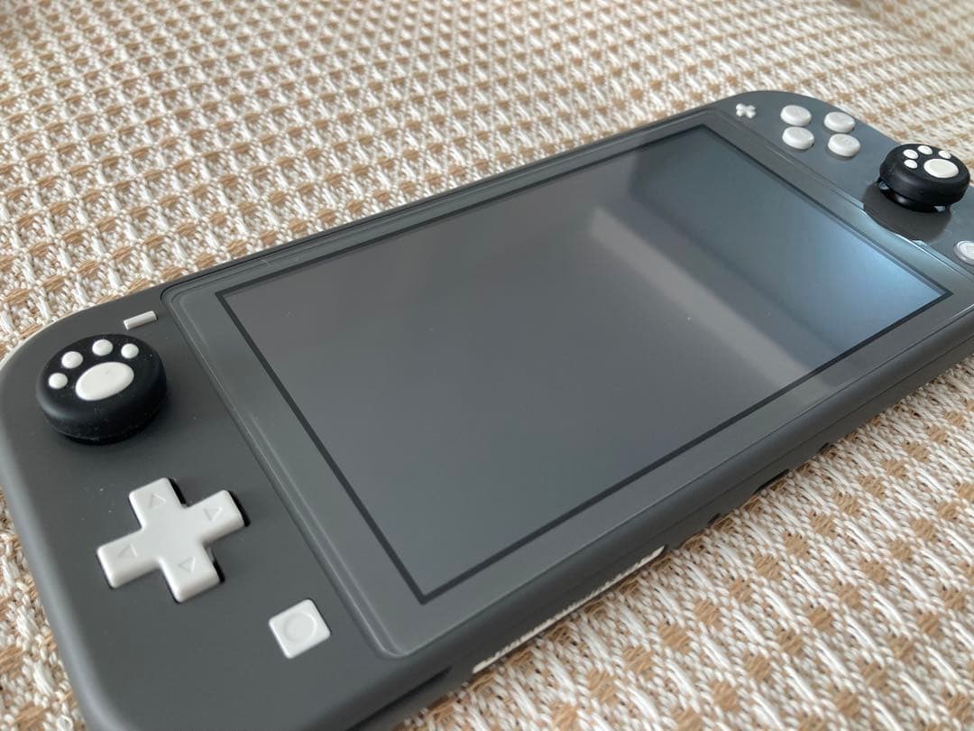 Nintendo Switch Lite グレー 肉球デザイン