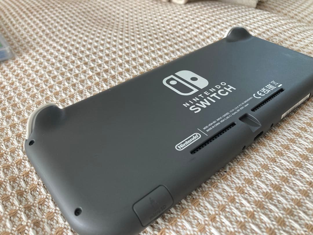 Nintendo Switch Lite グレー 肉球デザイン