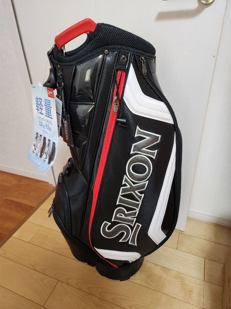 再値下げ!Srixon GGC-S166 ゴルフバッグ 9.5型 ブラック