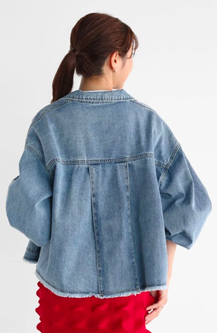 VIN ボリュームスリーブデニムジャケット