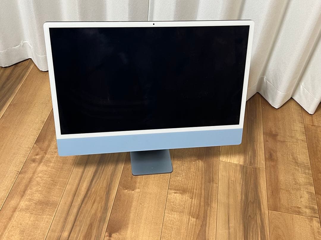 iMac 24インチ M1 ブルー(2021) 初期化済 付属品完備 箱あり