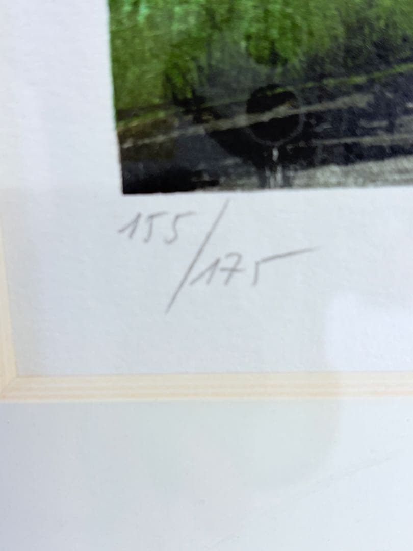 ジャック・デペルト 絵画 ゴルフ場 風景画 リトグラフ 直筆サイン