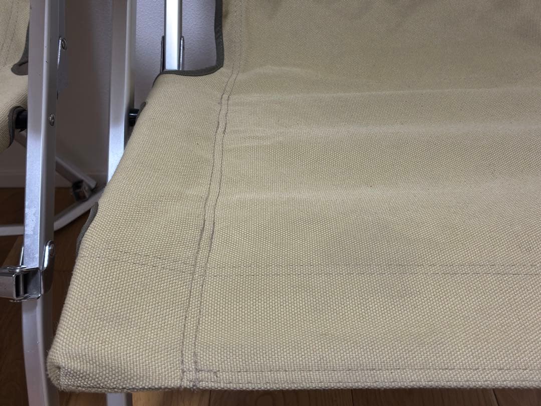 スノーピーク　ローチェア30 カーキ、ローチェアクッションプラス、カップホルダー