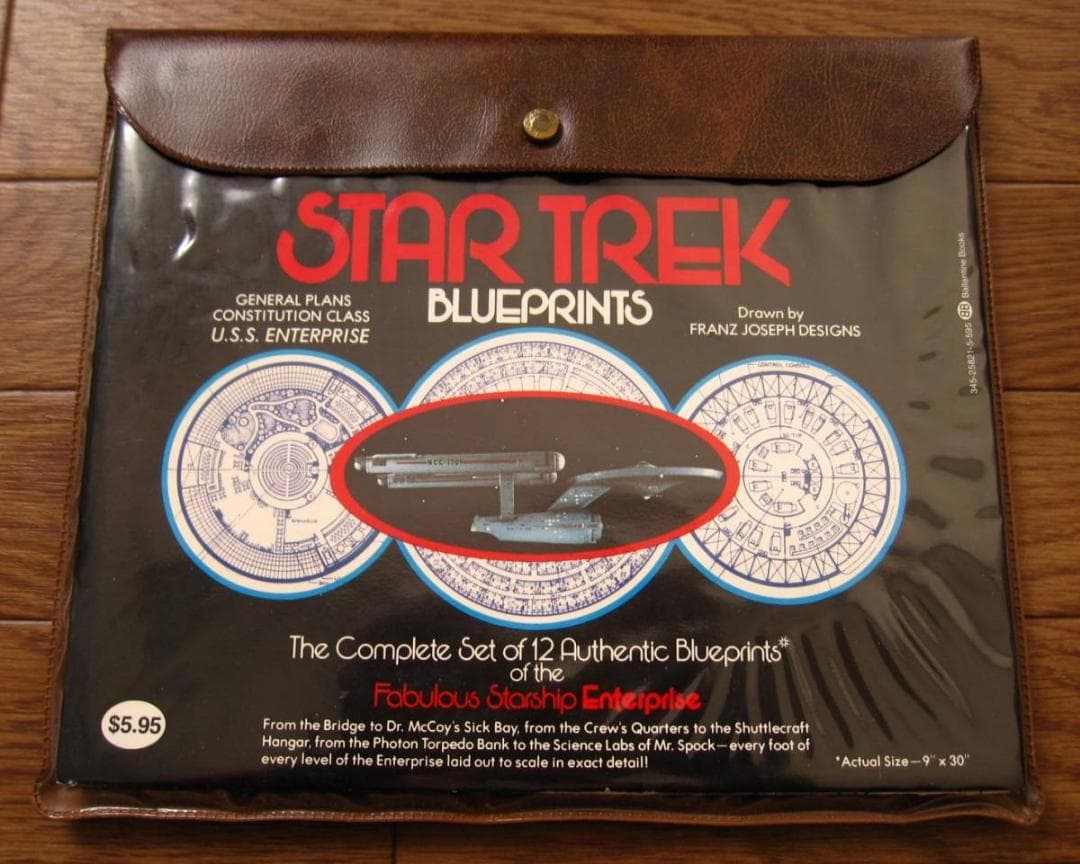 Star Trek Blueprints　スタートレック　宇宙船　設計　青写真
