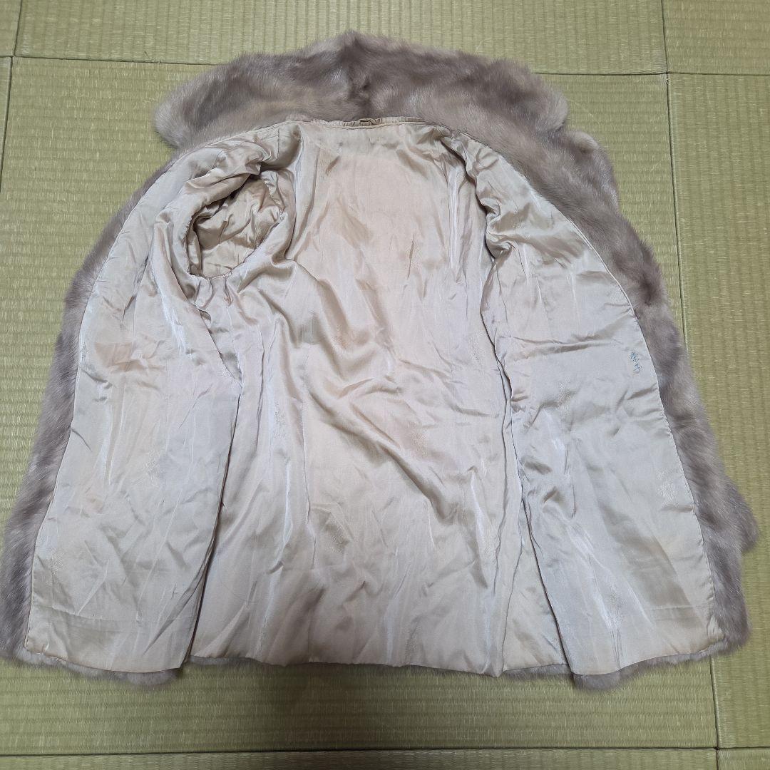 サファイアミンク サイズ13号 コート XL ハーフコート