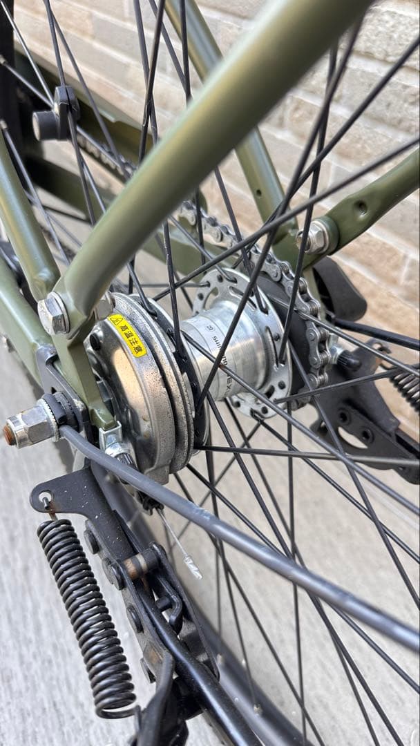 電動アシスト自転車 エナシスミー ENERSYS Me マットオリーブ