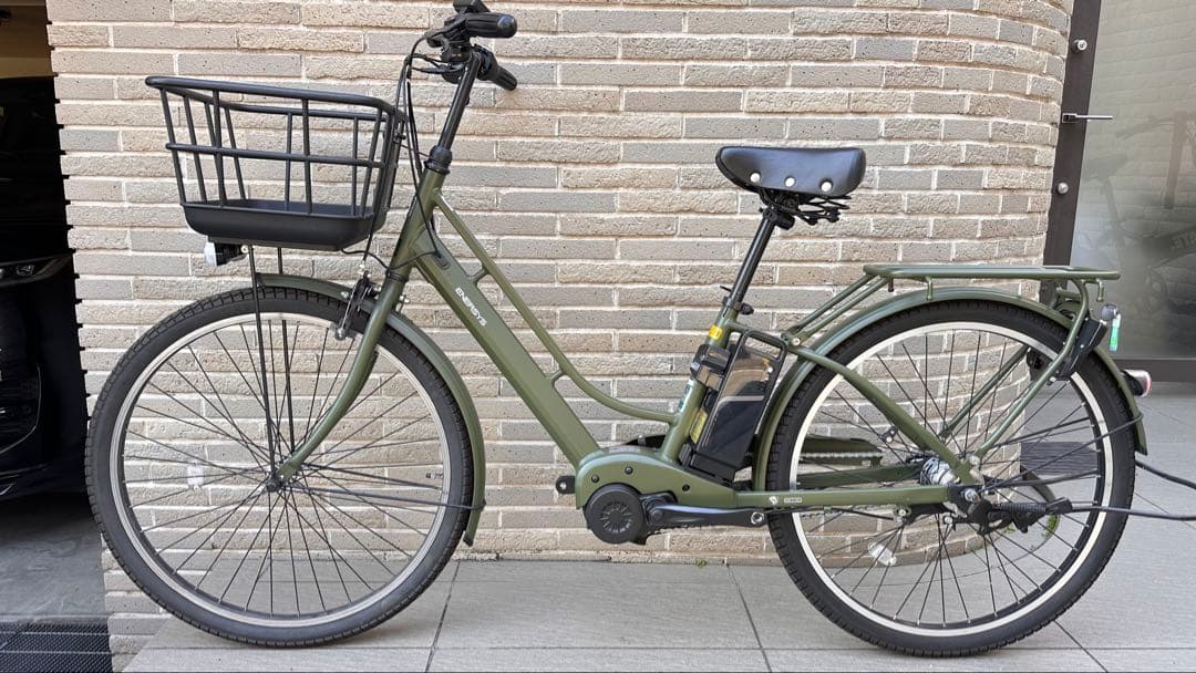 電動アシスト自転車 エナシスミー ENERSYS Me マットオリーブ