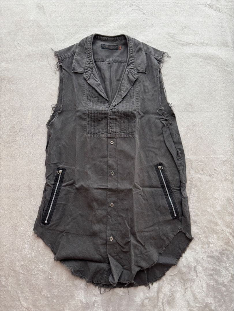 UNDERCOVER 07SS PURPLE期 ノースリーブシャツ メンズ