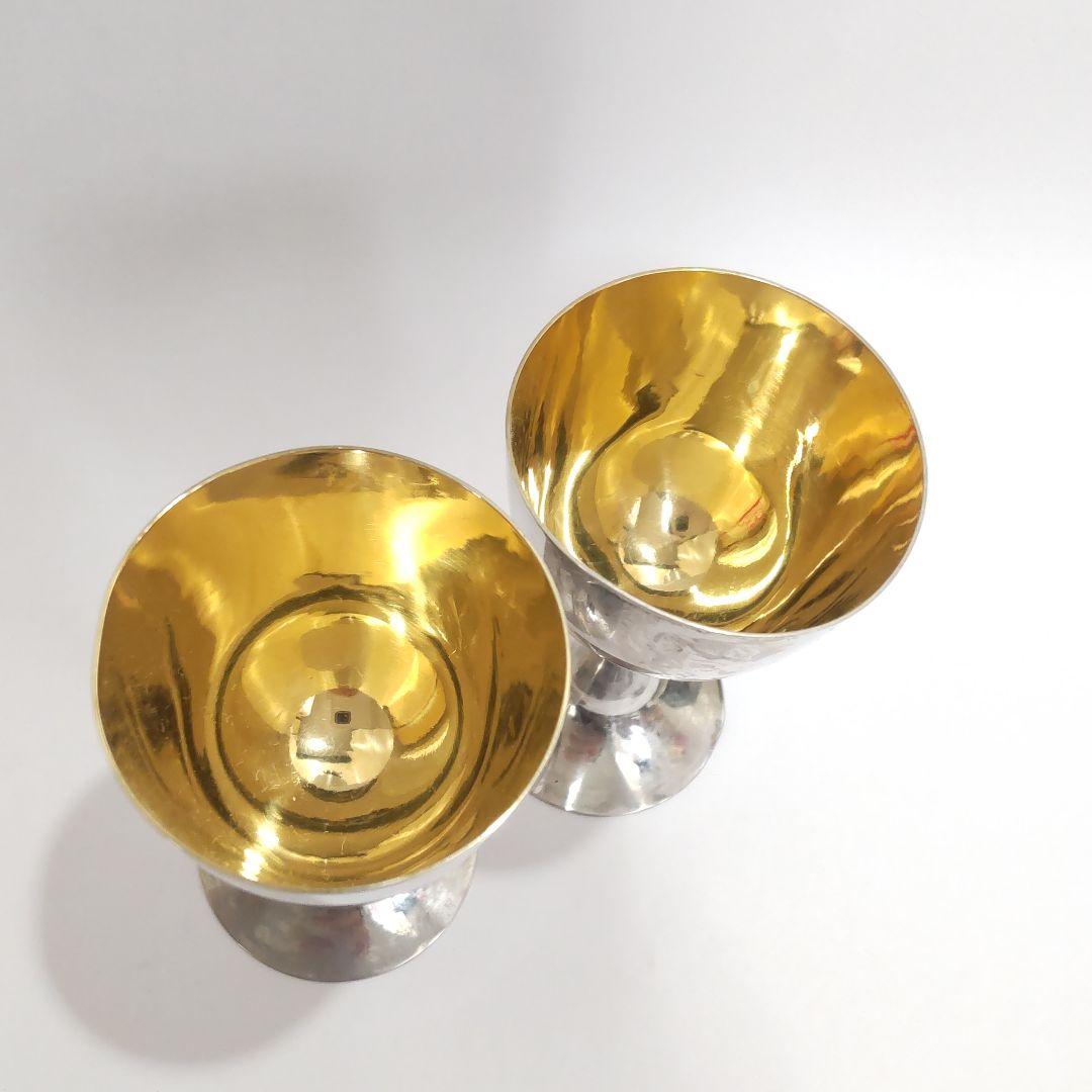 純銀　ワイングラス　杯　60.55ｇ　JJ227