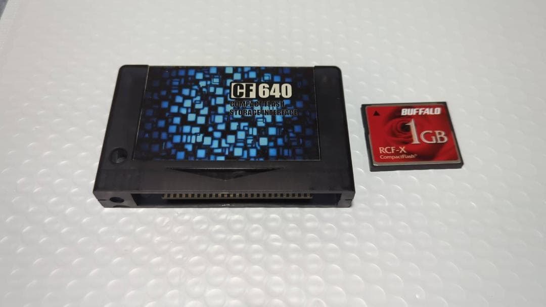 CF640 MSX用CFカードスロット ＋　1GBCF