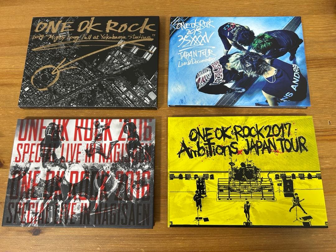 【美品】ONE OK ROCK ライブDVD 4枚セットBlu-ray