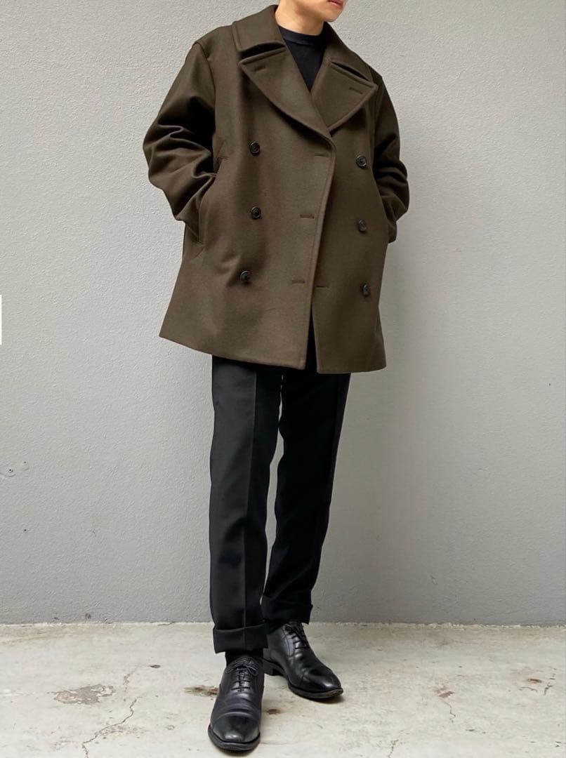 ユニクロ +J ウールブレンドオーバーサイズピーコート S ジル・サンダー
