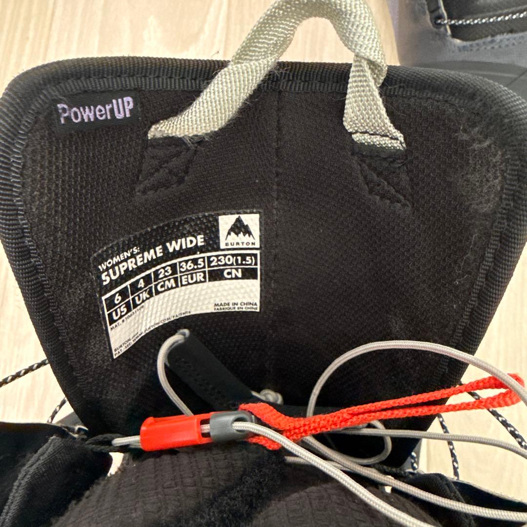 BURTON supreme 23cm バートン スノーボードブーツ 極美品