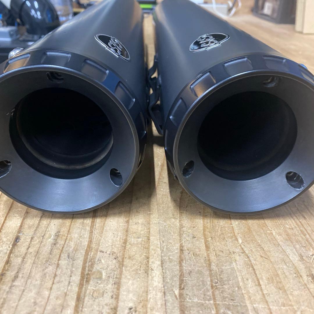 S&S グランドナショナル スリップオンマフラー【ツーリング】　ブラック