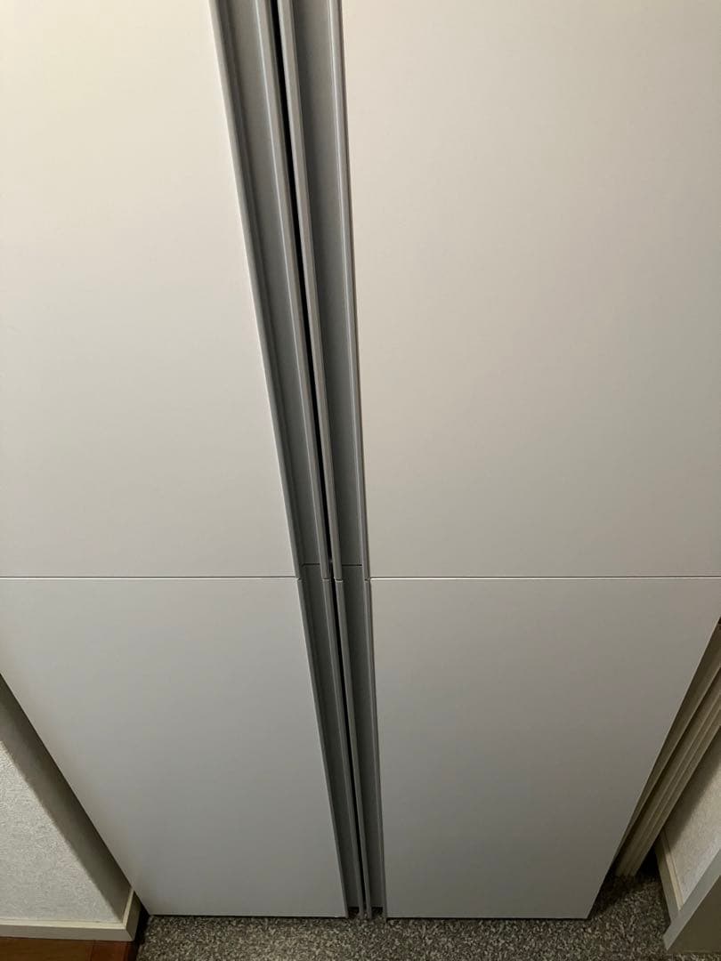 【3月中旬頃まで出品】【日本製】シューズボックス ホワイト幅75cm ハイタイプ