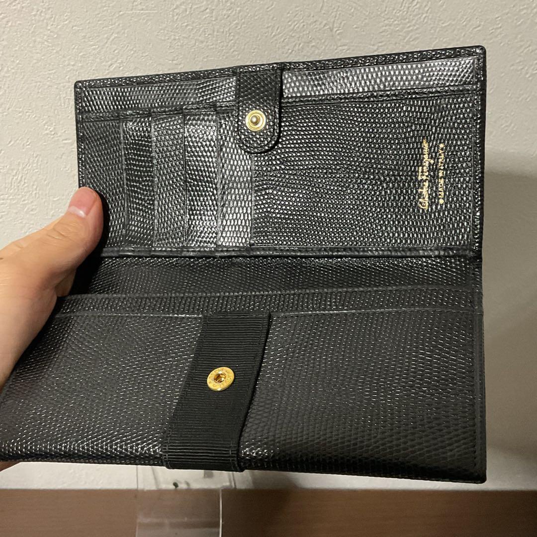 開店セール☆小銭入未使用 美品 サルヴァトーレフェラガモ レザー ヴァラ長財布②