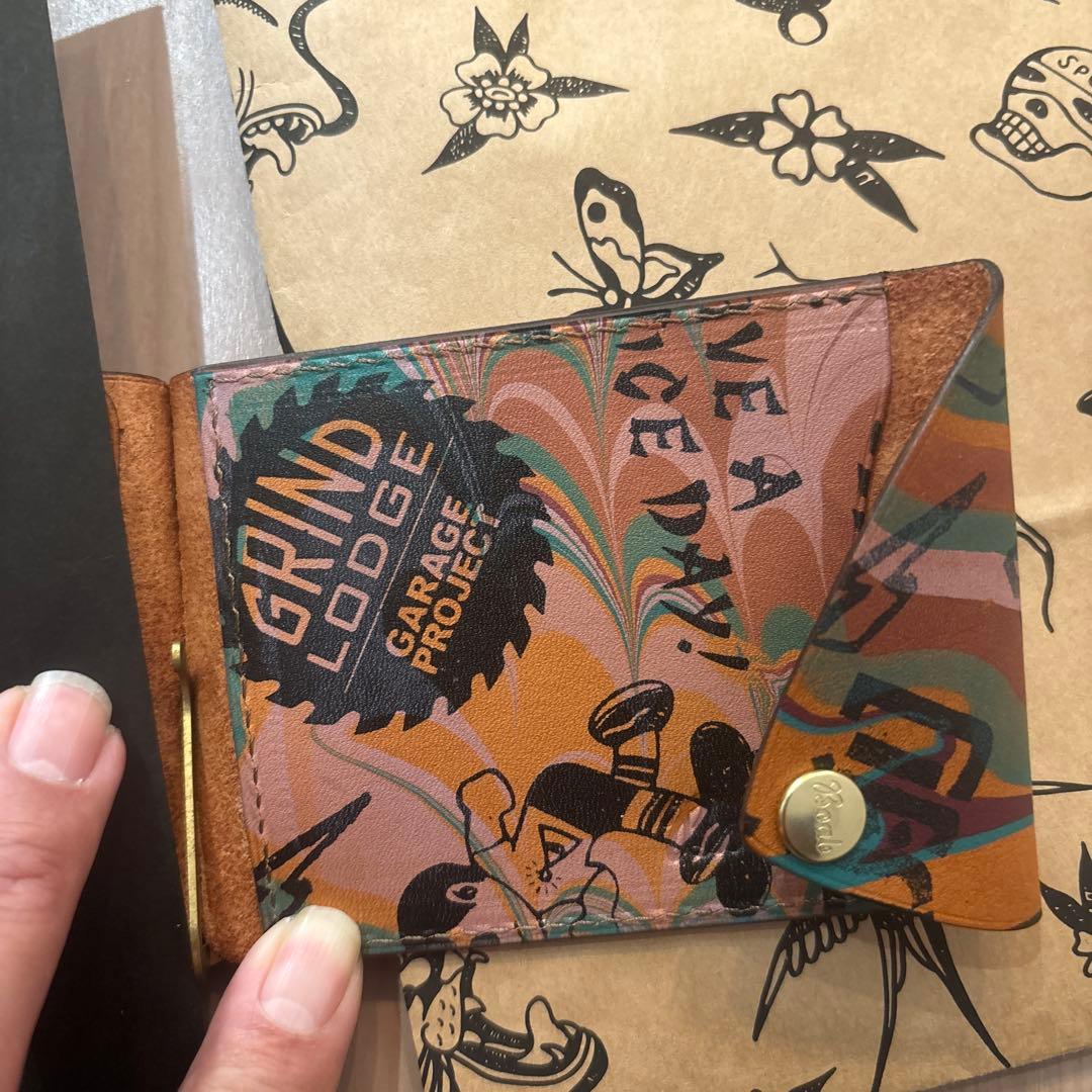 GRONDLODGE Boab leather work 札バサミ