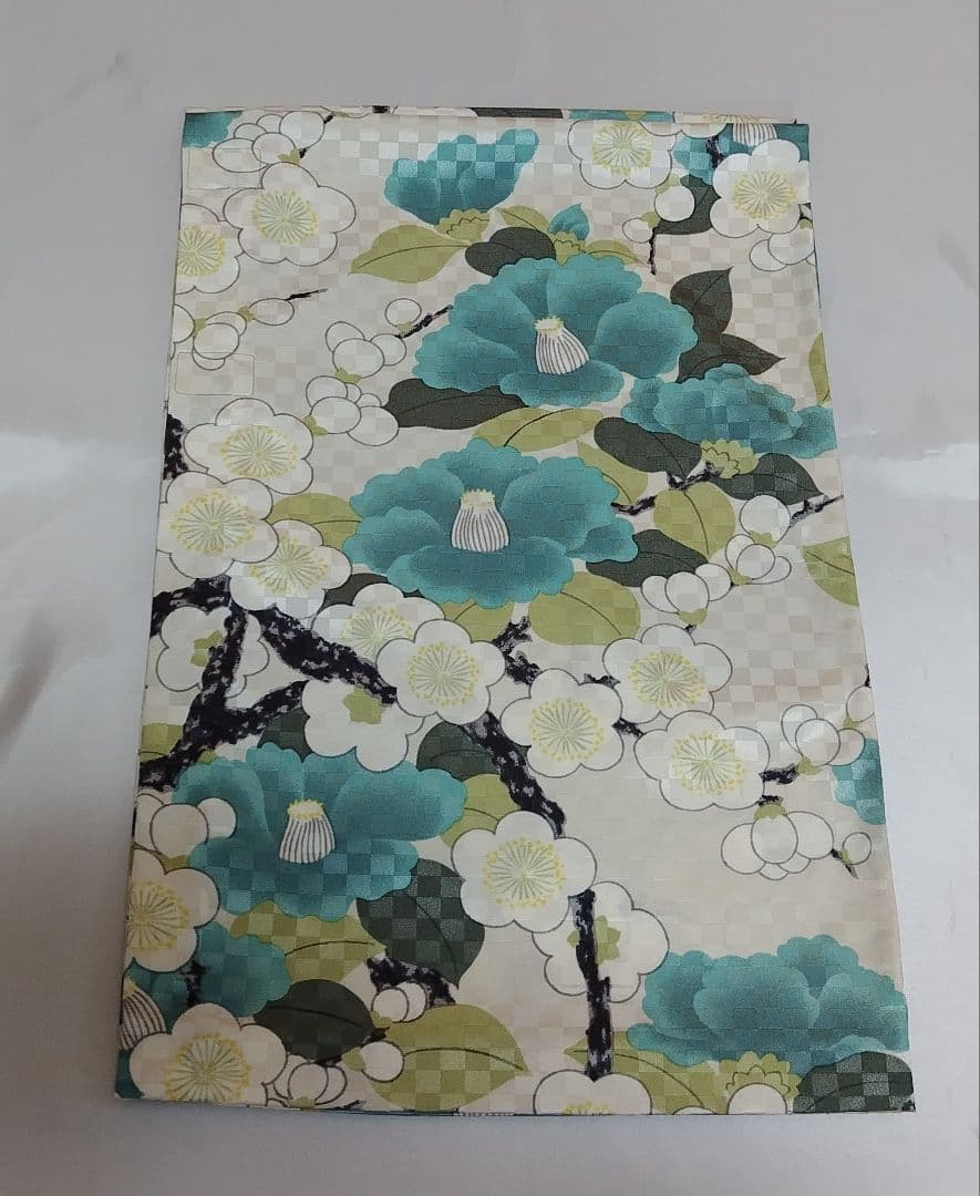 岡重 梅椿　ブルーグリーン　替え袖