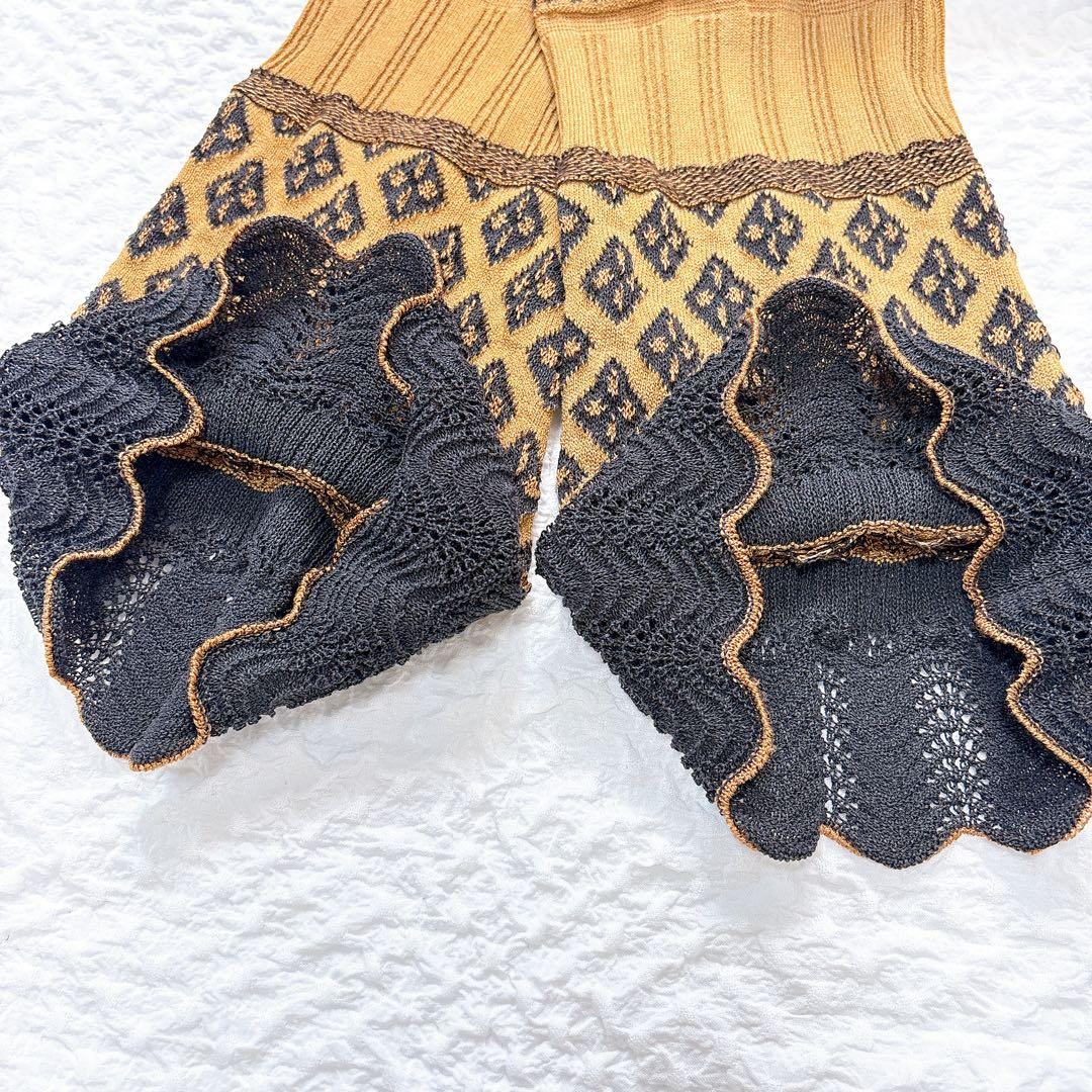 マメクロゴウチ/19ss Iラインニットドレス　ワンピース　人気デザイン