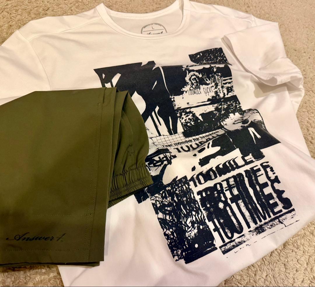 Answer4 アンサー4 Tシャツとショーツのセット　Lサイズ