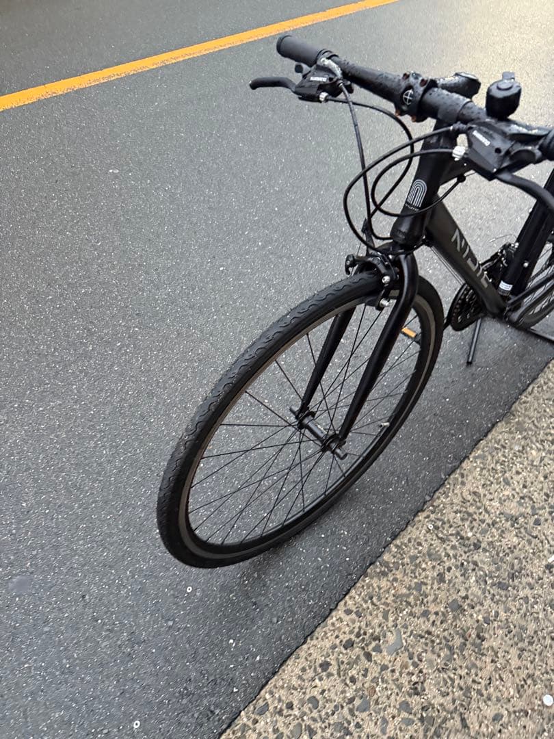 113 自転車 美品 大阪市 【引取り限定】 28インチ 変速付 クロスバイク