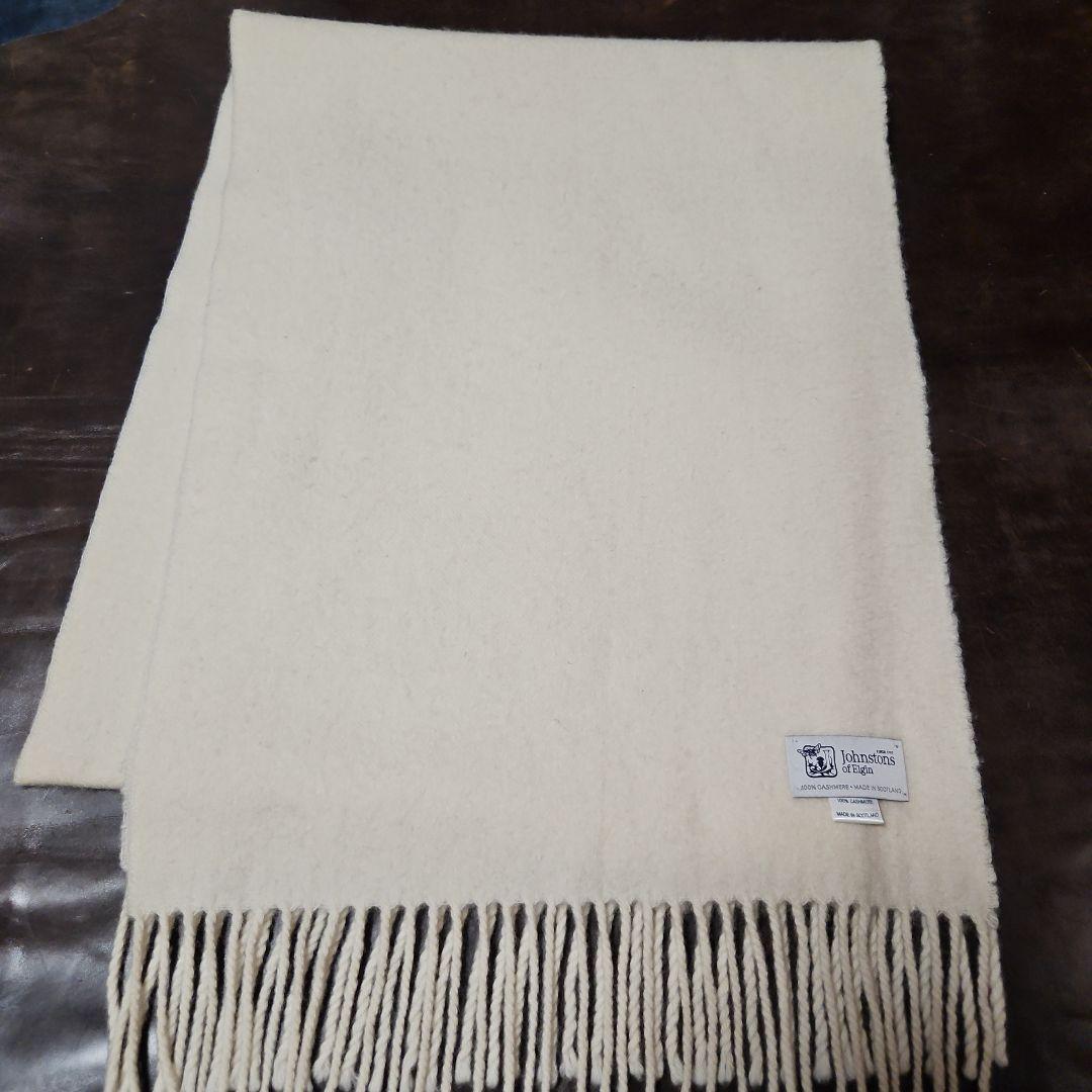 ジョンストンズ　中判カシミヤマフラー