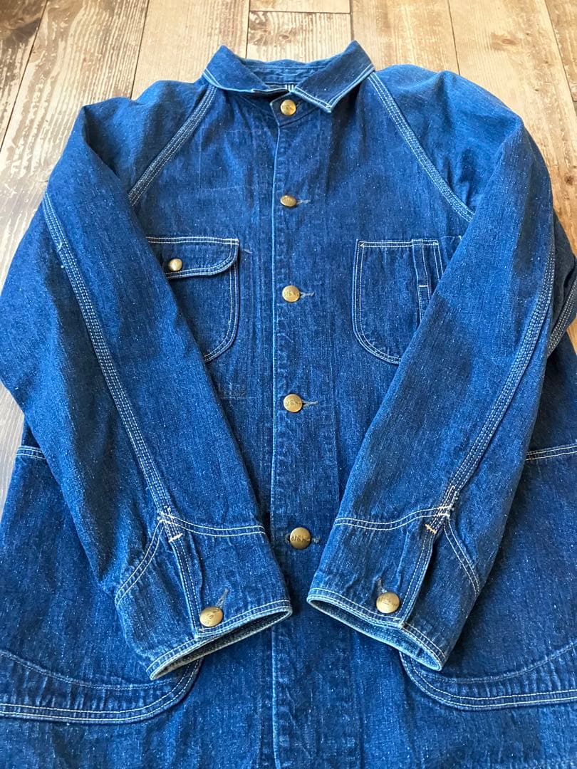 orSlow オアスロウ デニム カバーオール 1 50s 金ボタン 日本製