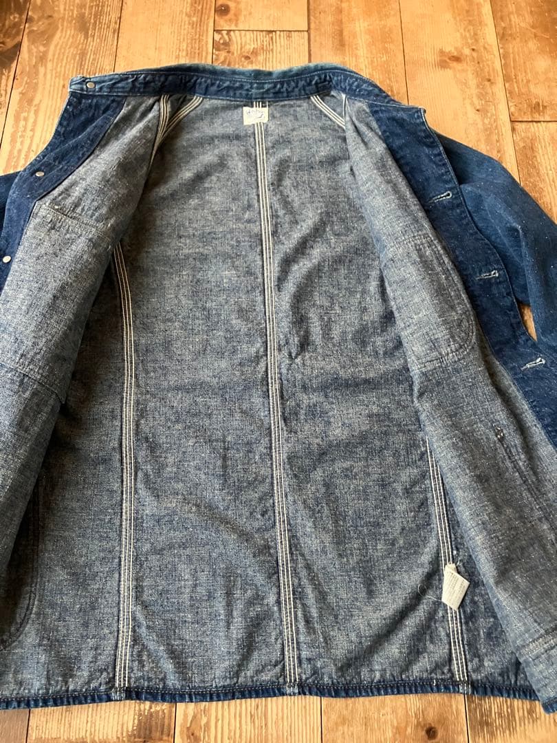 orSlow オアスロウ デニム カバーオール 1 50s 金ボタン 日本製