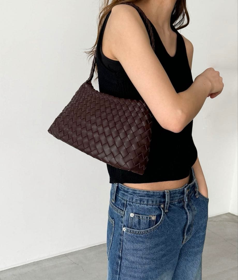 CANAL JEAN diggity メッシュショルダーBAG ブラウン