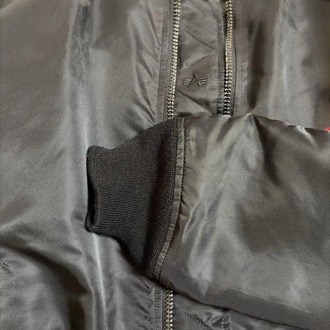 アルファインダストリーズ　L-2B　フライトジャケット　黒　L