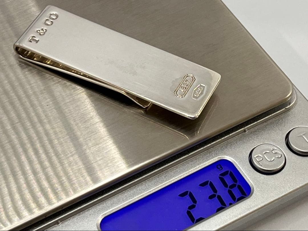 h448 オールド　ティファニー　1837 マネークリップ　シルバー　925