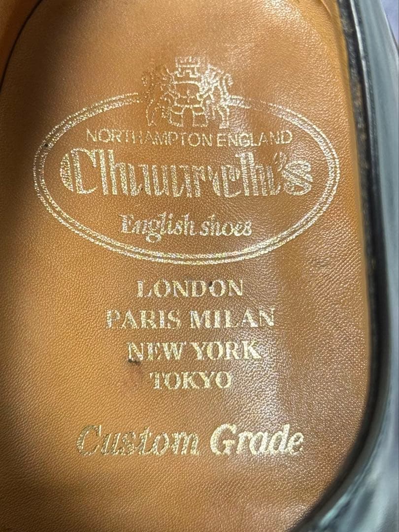 Church's　コンサル　50F　ブラック　173ラスト　袋付