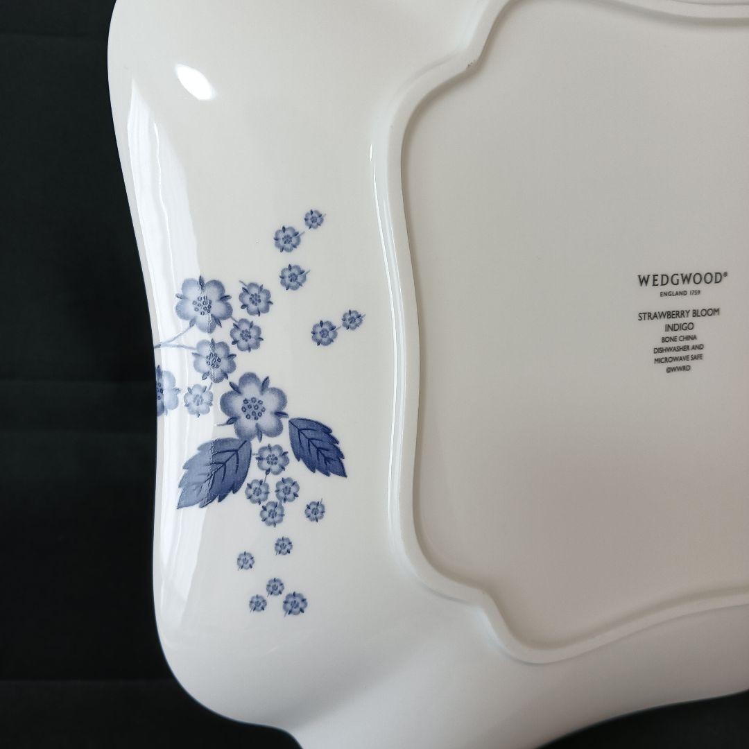 ウェッジウッド　ストロベリーブルーム　インディゴ　プレート　セット