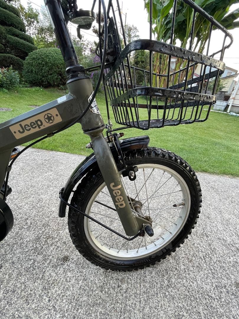 jeep 自転車　キッズ用　子供　16インチ　チャリ　ジープ