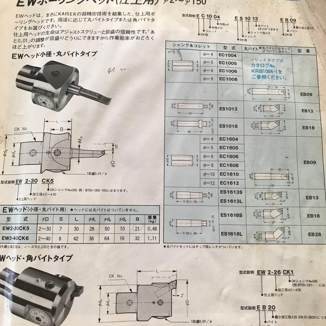 BIG KAISER  EWボーリングヘッド(仕上用)EW2-30CK5 EB9