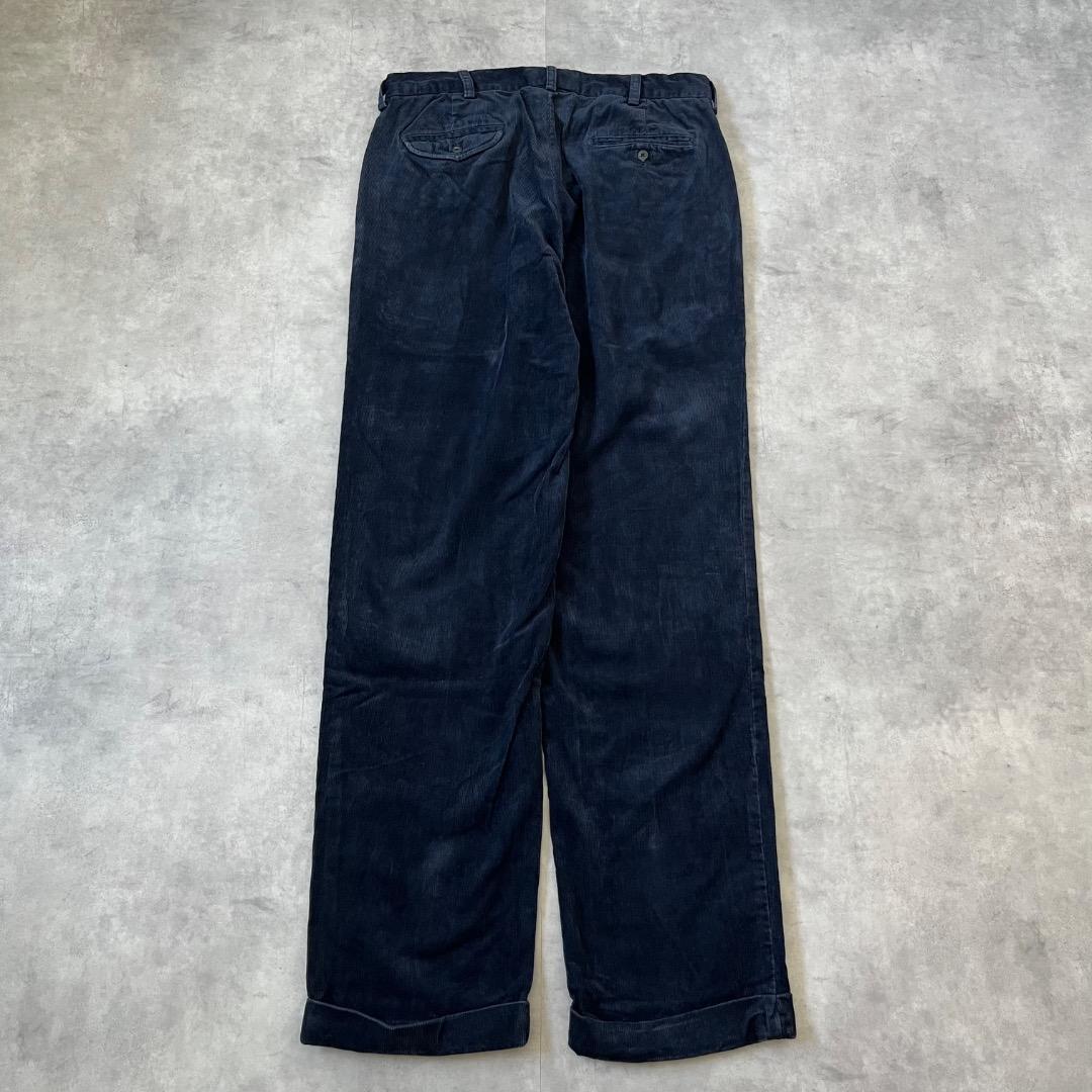 ポロバイ ラルフローレン W34 コーデュロイ 90s ハモンド 紺 16167